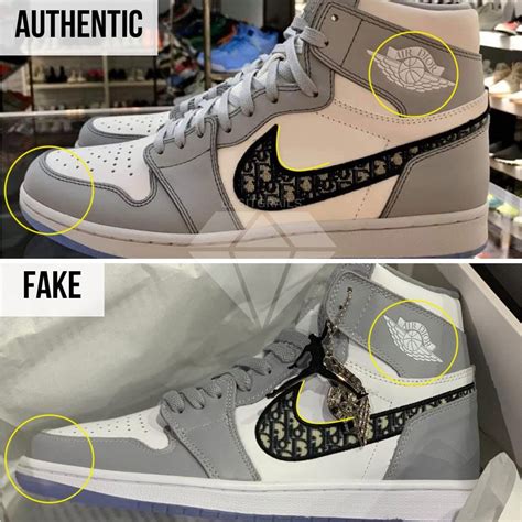 how to tell if jordan 1 dior are fake|dior jordan 1 low false.